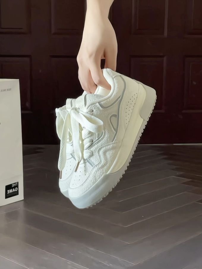 低帮 系带 魔术贴 布面 