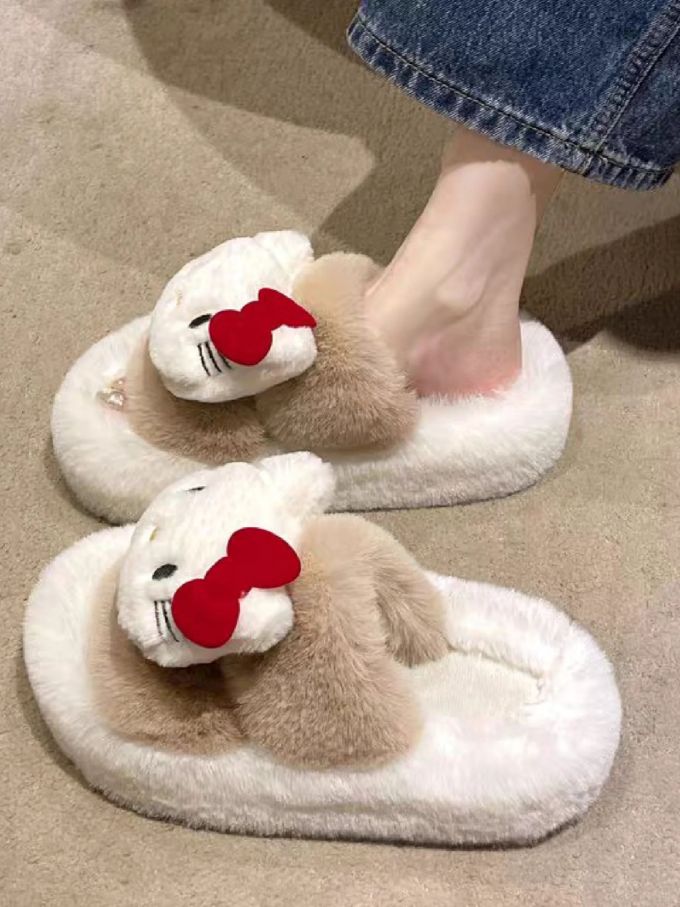 平底 无帮 绒毛/绒面 