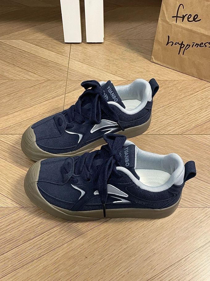 低帮 系带 绒毛/绒面 