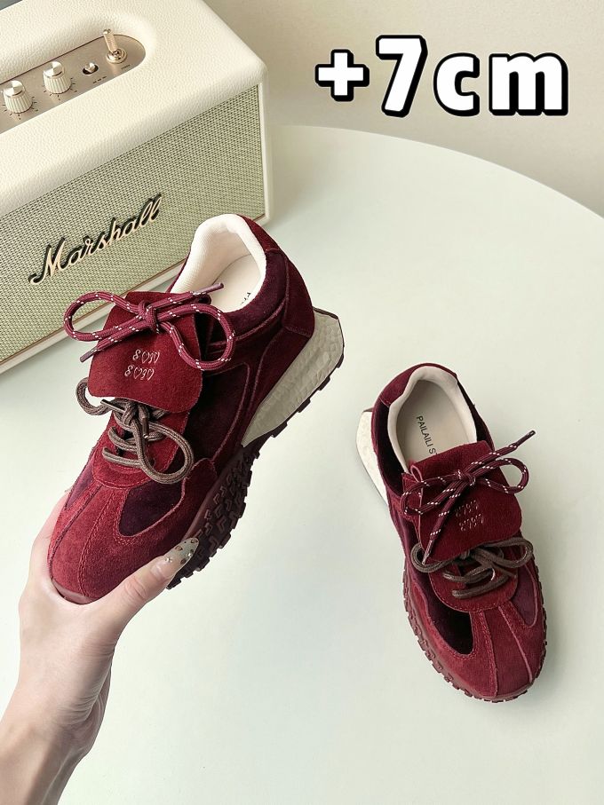 低帮 系带 皮革 