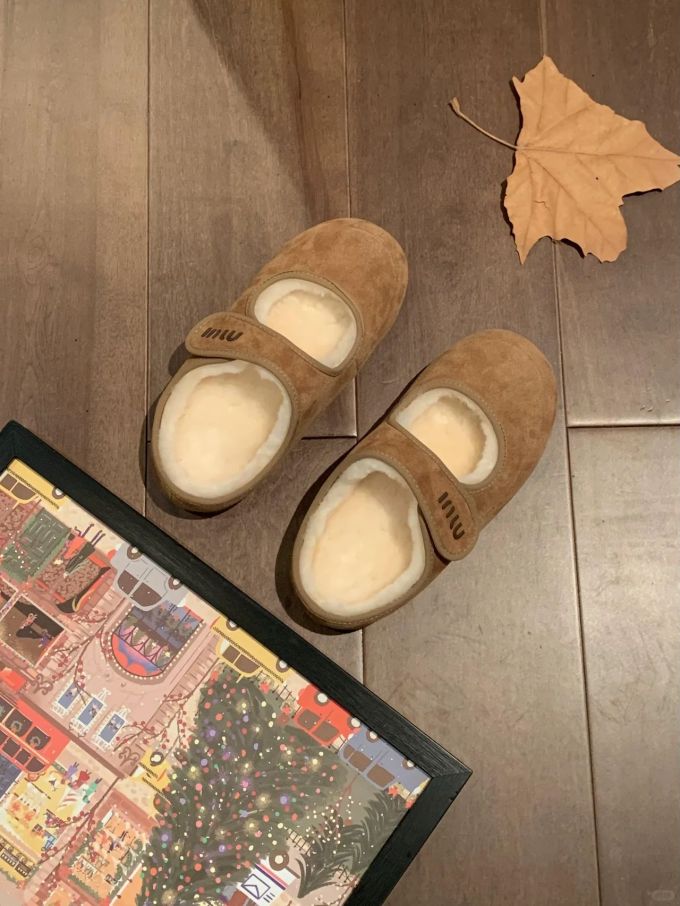 平底 无帮 皮革 