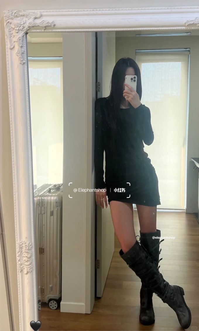 毛纺 S型 基础袖 圣甲虫色 ABG辣妹 辣妹 