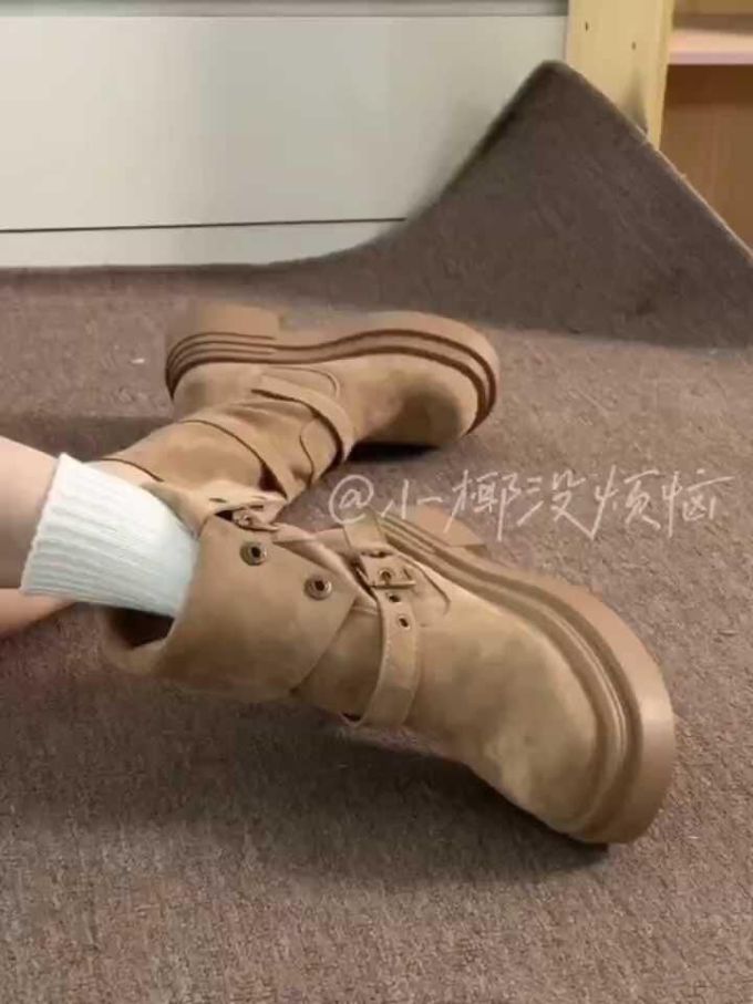 圆头 皮革 