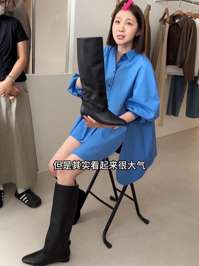 棉麻 衬衫领 基础袖 古典蓝 海洋蓝 基础扣饰 