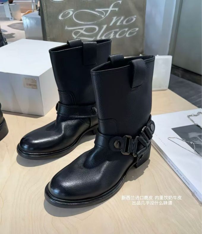 圆头 皮革 