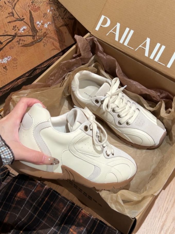 低帮 系带 皮革 