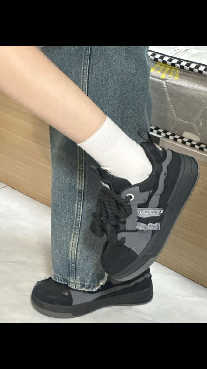 低帮 系带 皮革