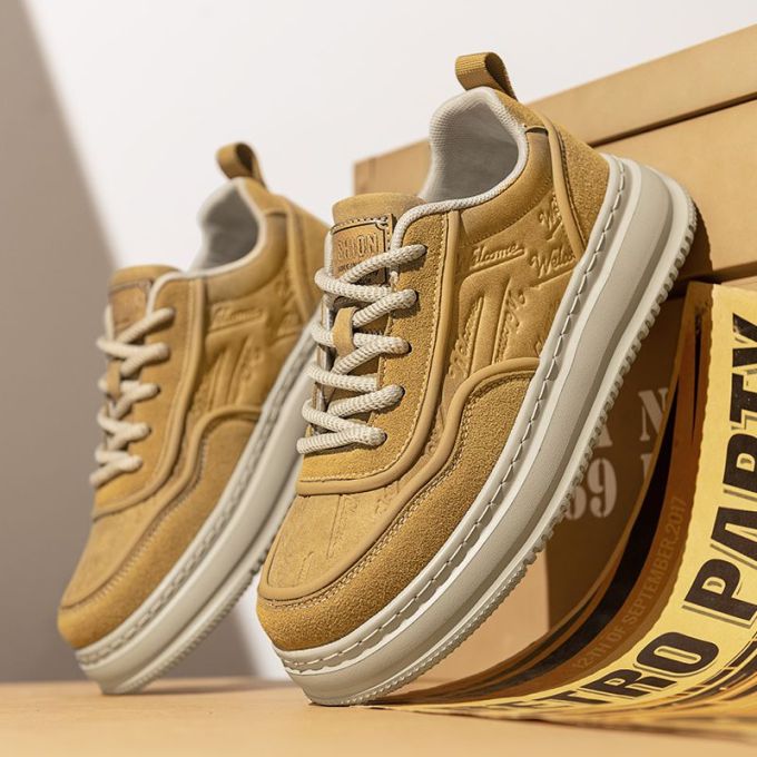 低帮 系带 布面 