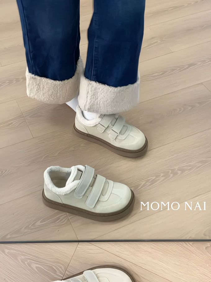 低帮 魔术贴 皮革 