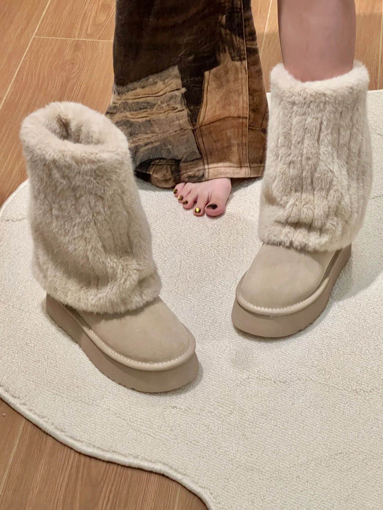 圆头 绒毛/绒面  - VALI鞋履AI设计主图