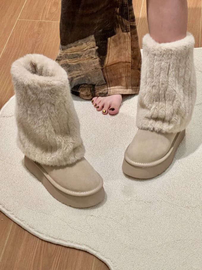 圆头 绒毛/绒面 