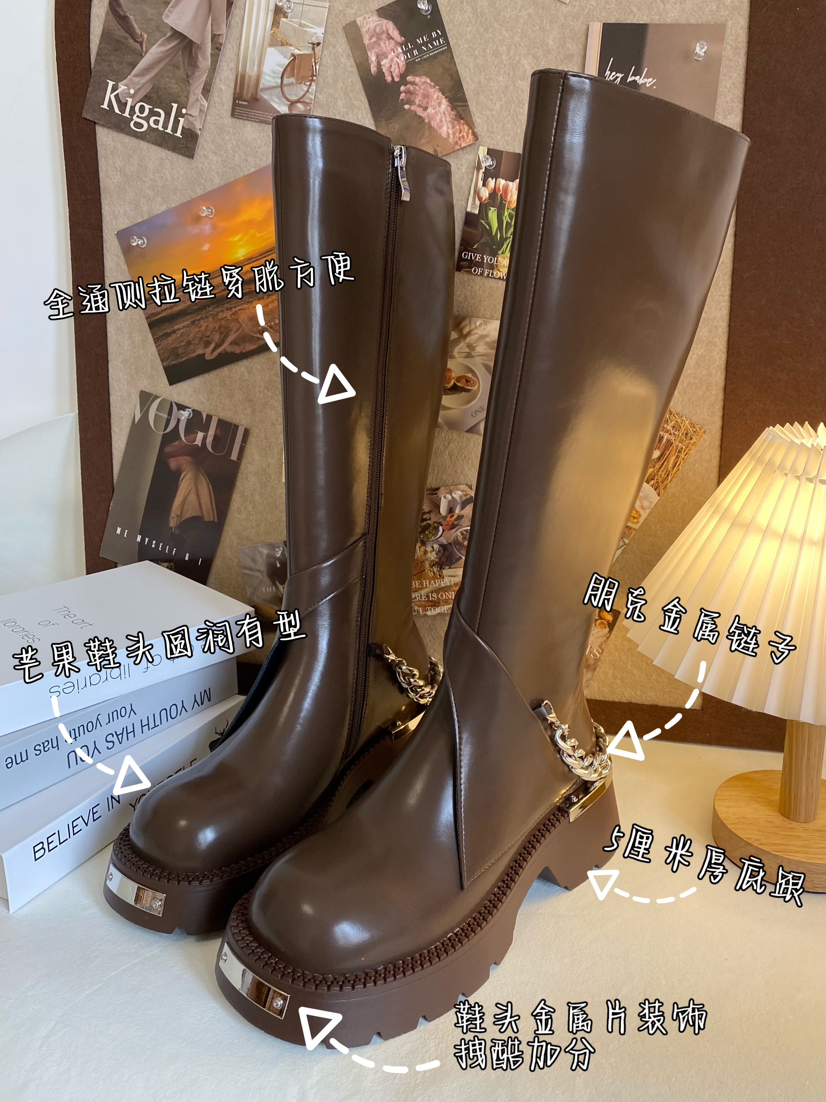 圆头 皮革  - VALI鞋履AI设计主图