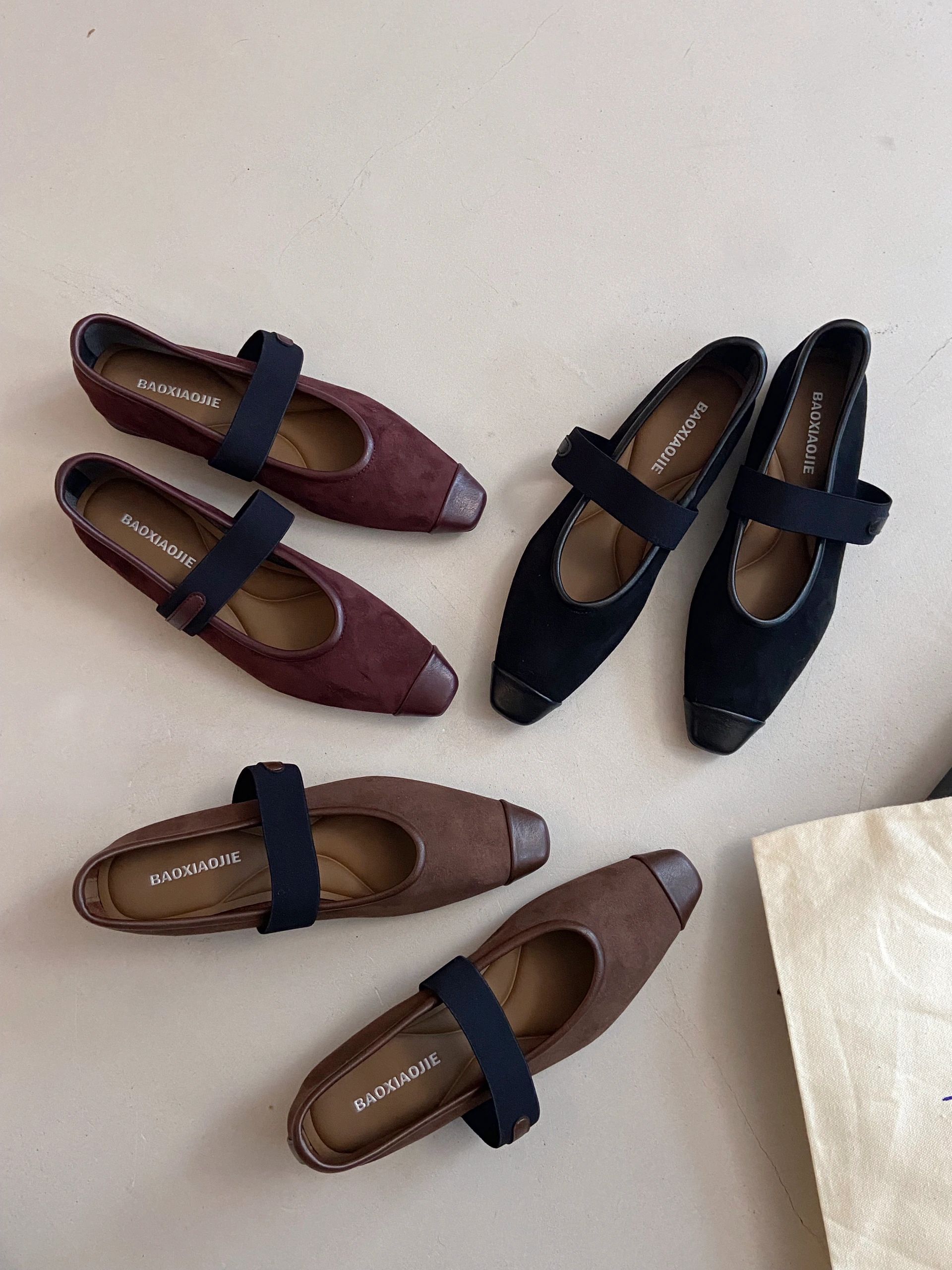 方头 浅口鞋 皮革  - VALI鞋履AI设计主图