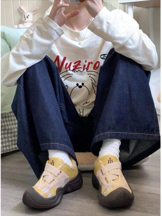 牛仔面料 撞色线迹 洗水 夜蓝色 