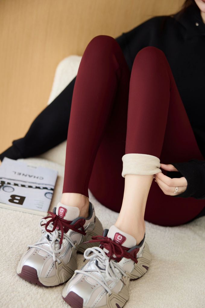 A型 V领 中长袖 基础袖 大丽花红 巧克力酱色 