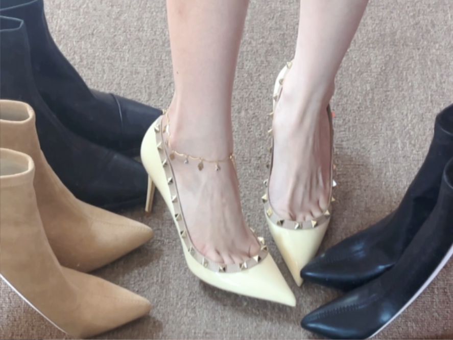 尖头 浅口鞋 皮革  - VALI鞋履AI设计主图