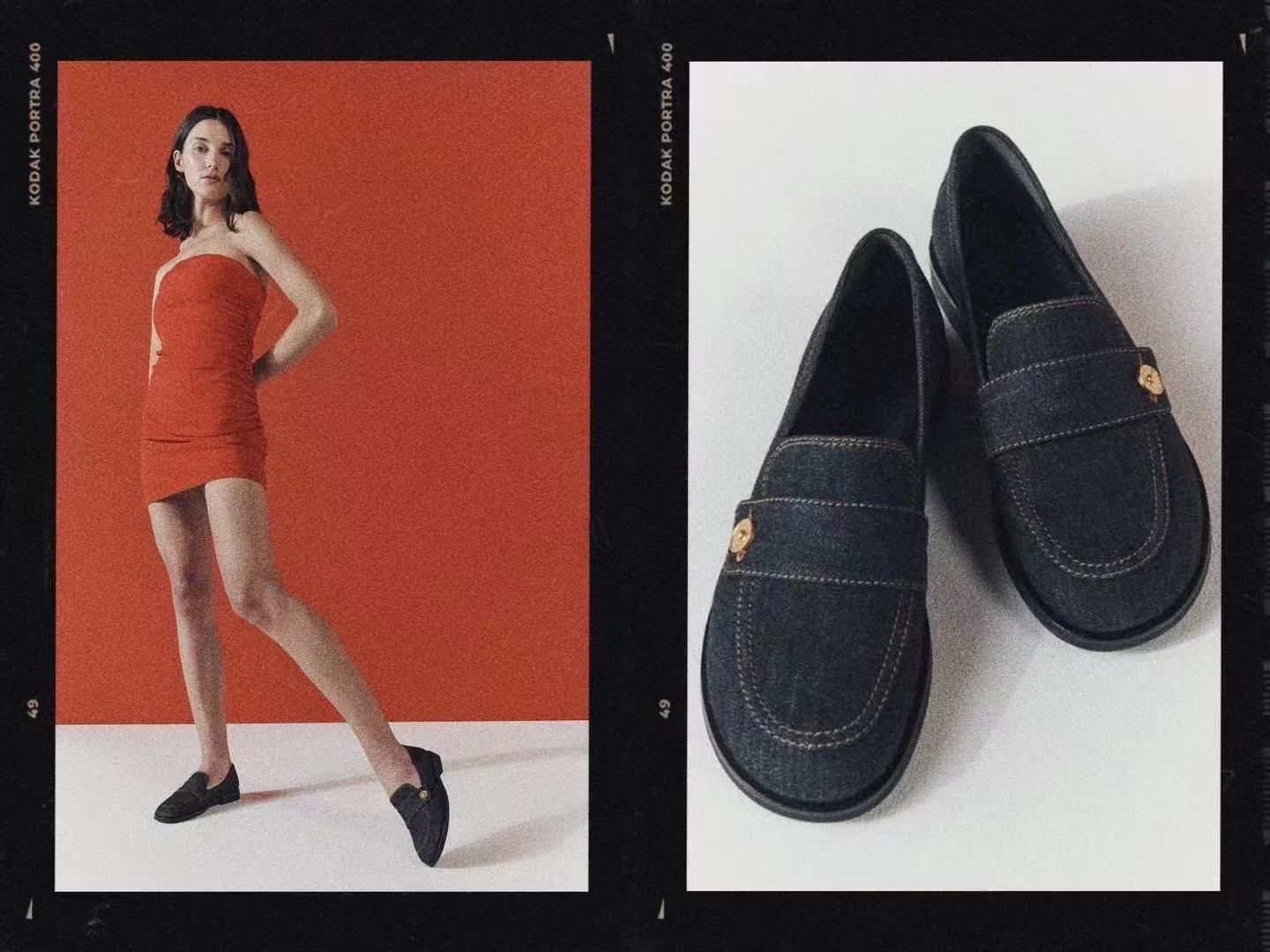 圆头 低帮 一脚蹬 深口鞋 皮革  - VALI鞋履AI设计主图