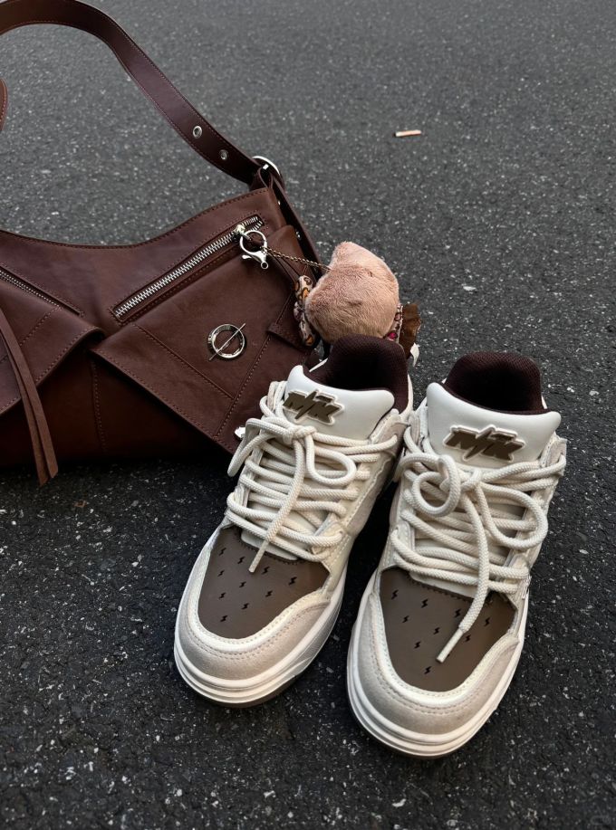 高帮 系带
