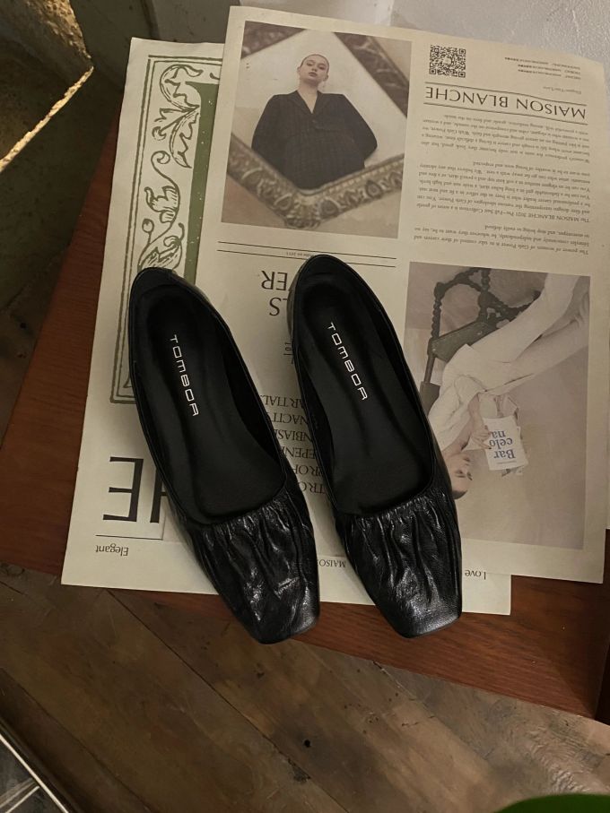 圆头 袢扣 中口鞋 皮革