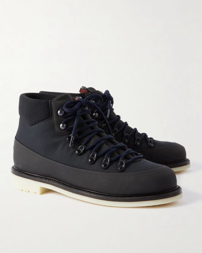 圆头 系带 皮革 