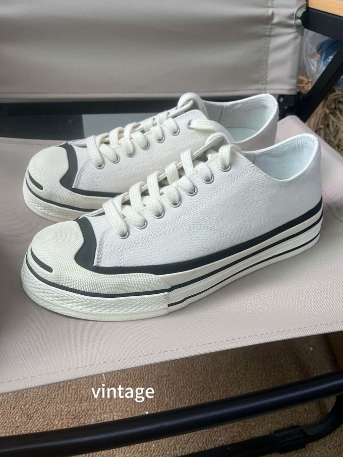 低帮 系带 布面 