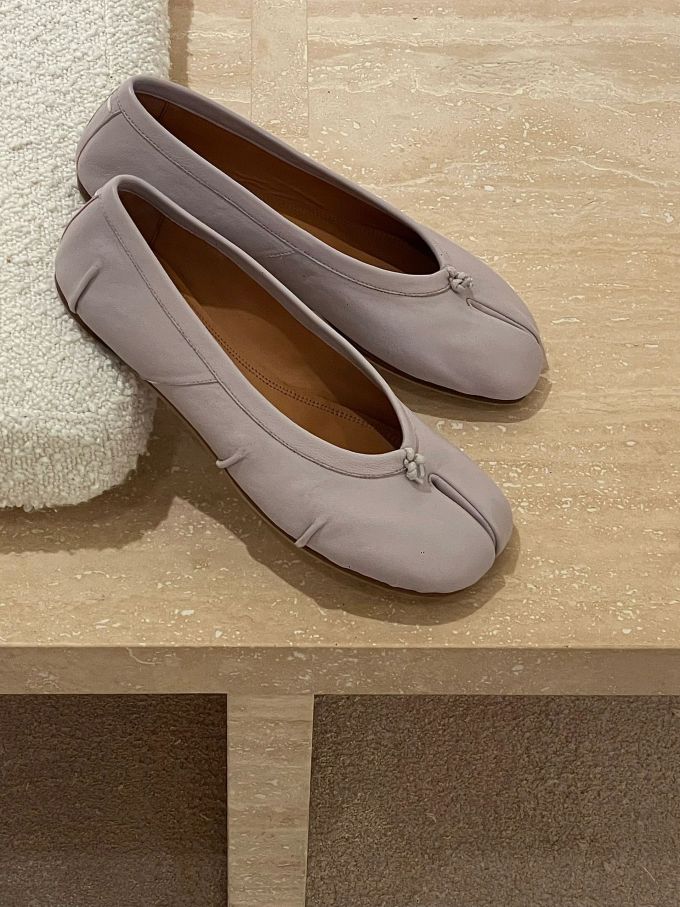 异形头-分趾 一脚蹬 中口鞋 皮革 