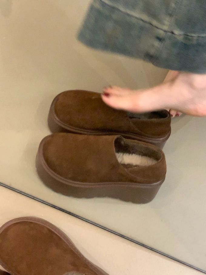 平底 无帮 皮革