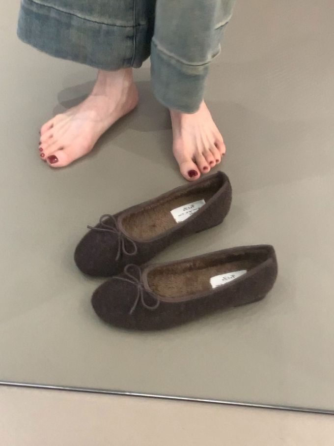 圆头 一脚蹬 皮革