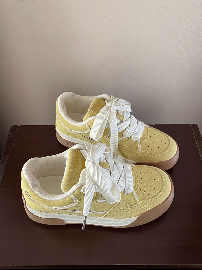 低帮 系带 魔术贴 布面 