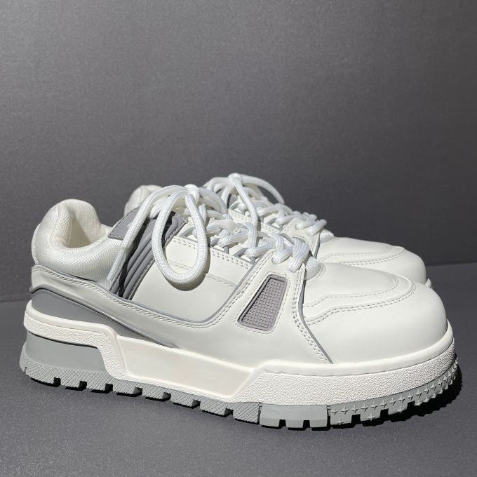 低帮 系带 皮革 