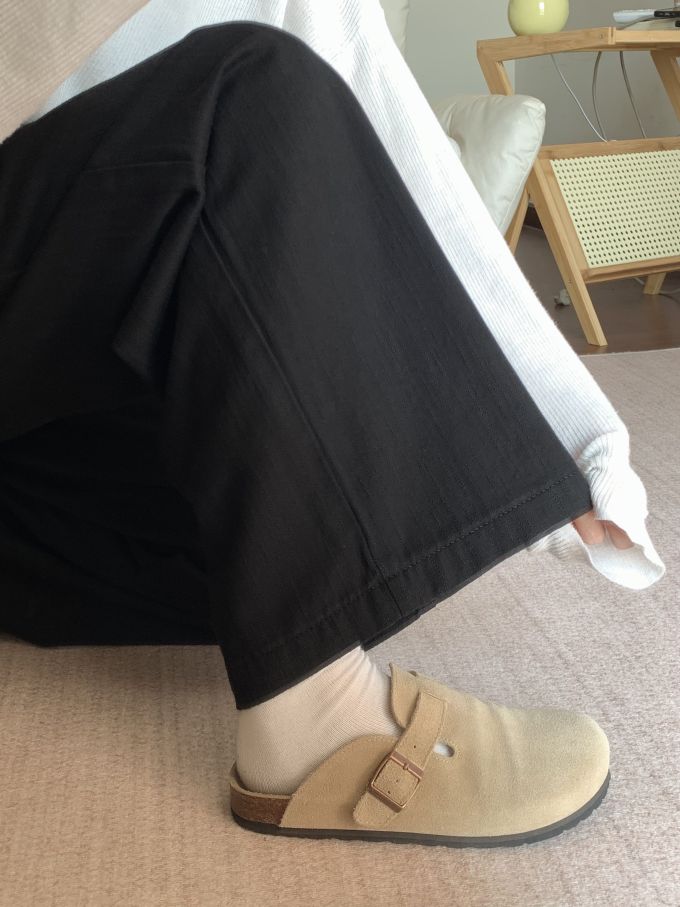 圆头 无帮 皮革 