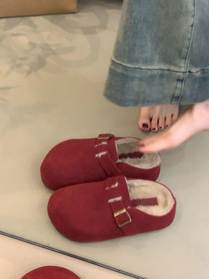 无帮 袢扣 皮革 