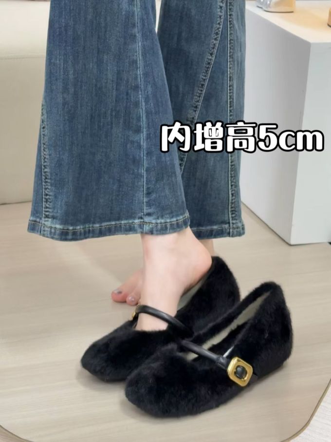 低帮 袢扣 绒毛/绒面 