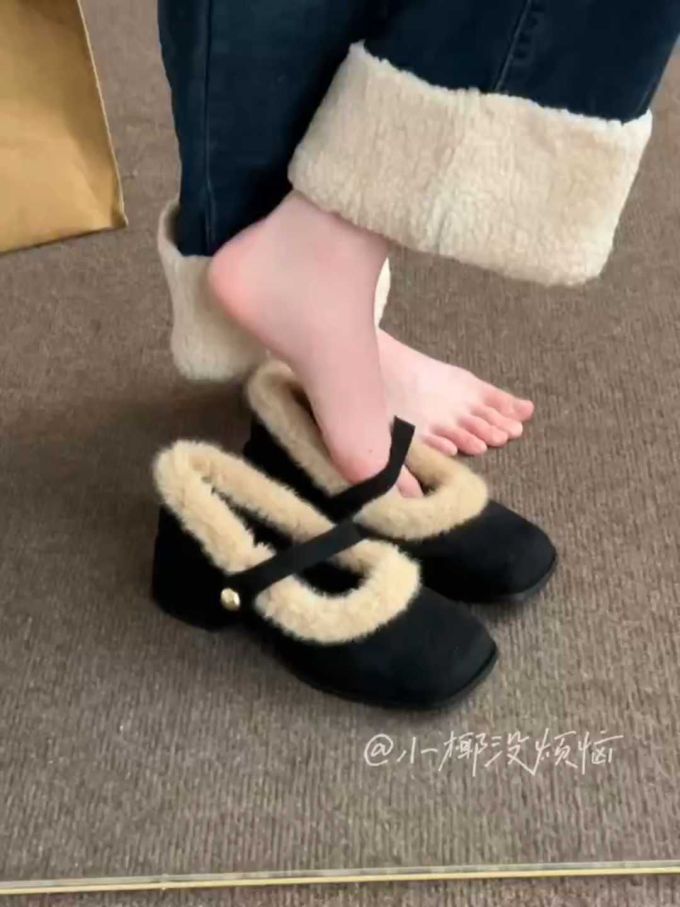 袢扣 浅口鞋 