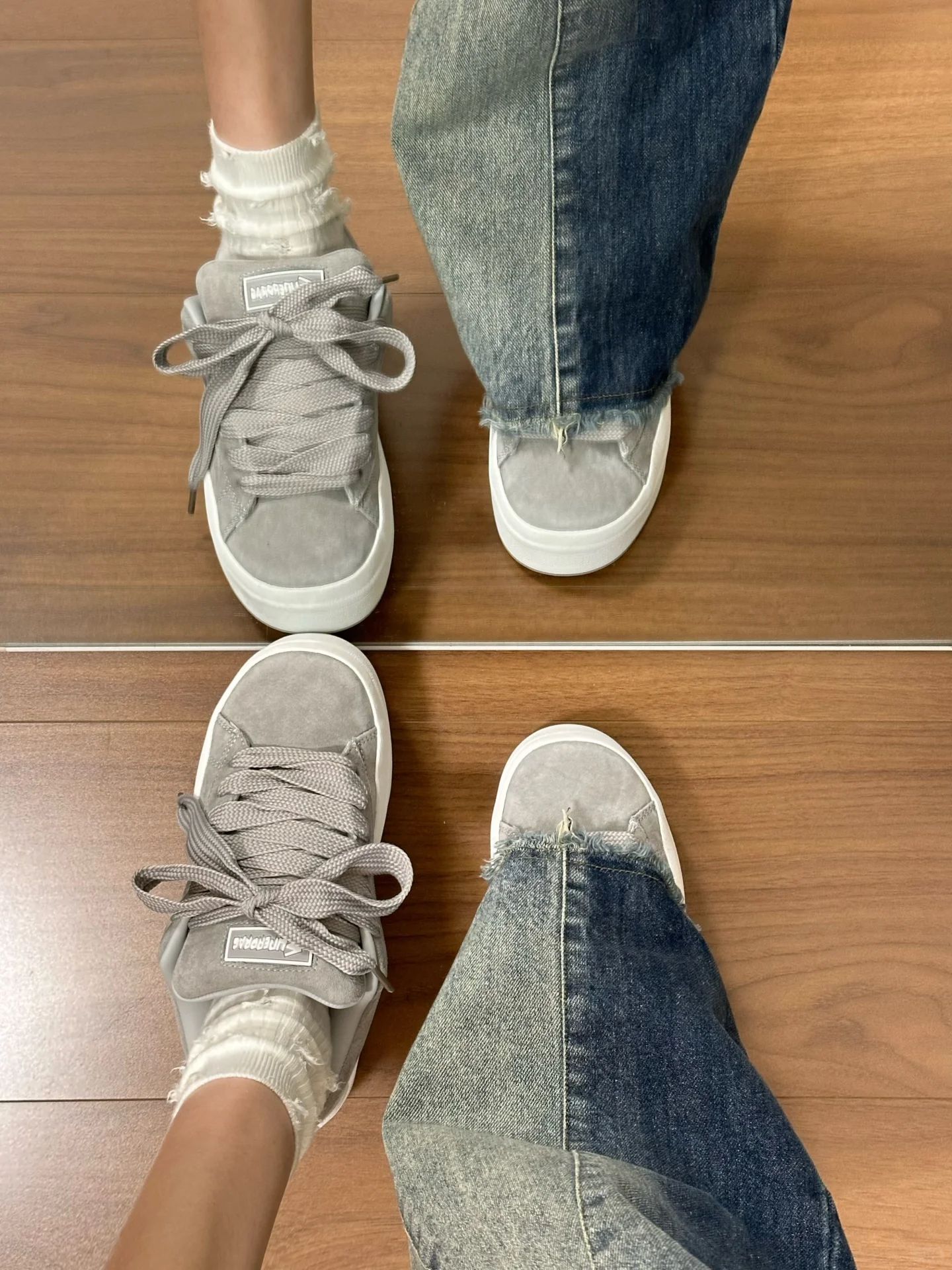 低帮 系带 魔术贴 皮革  - VALI鞋履AI设计主图