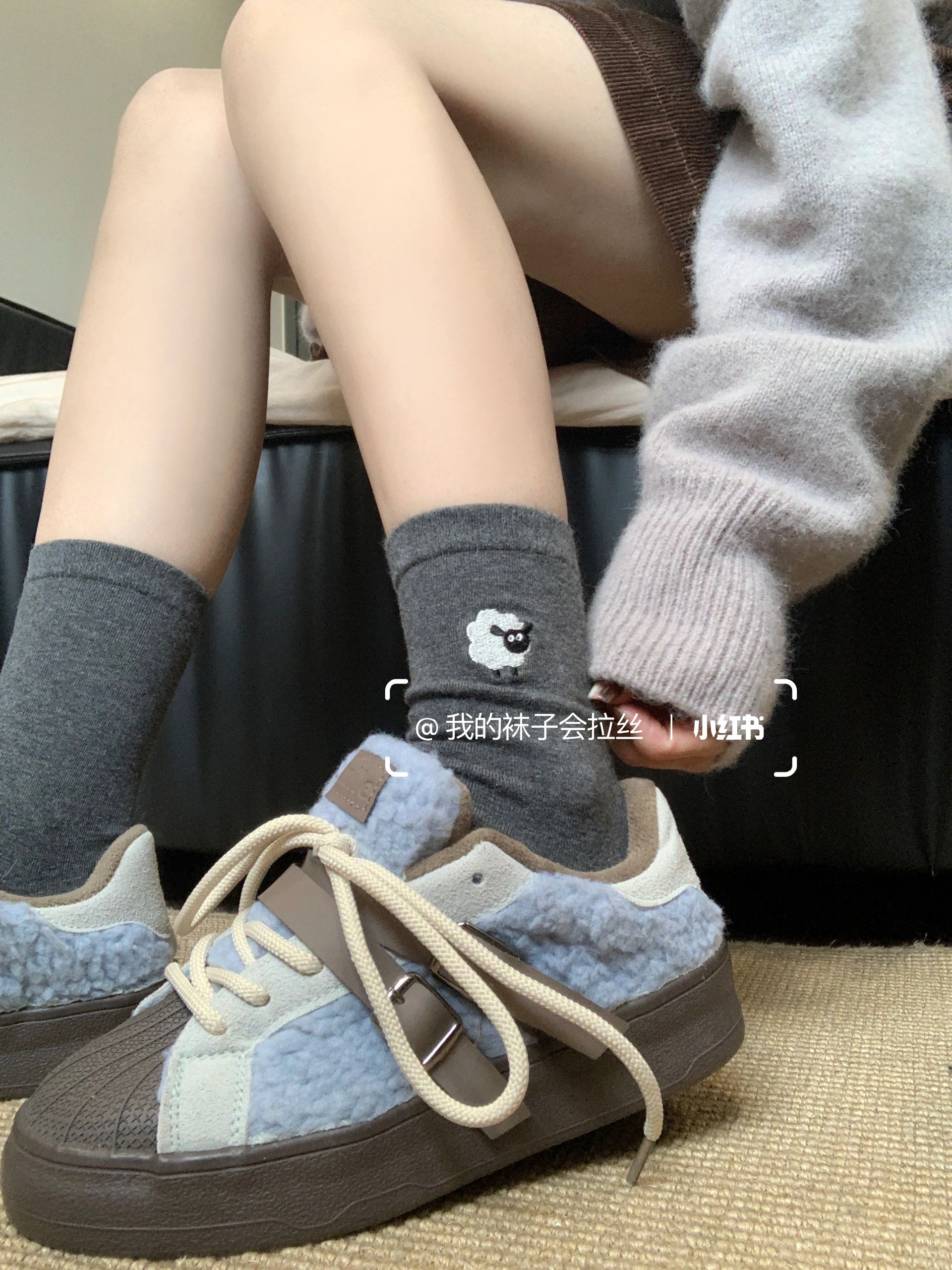 低帮 系带 绒毛/绒面  - VALI鞋履AI设计主图