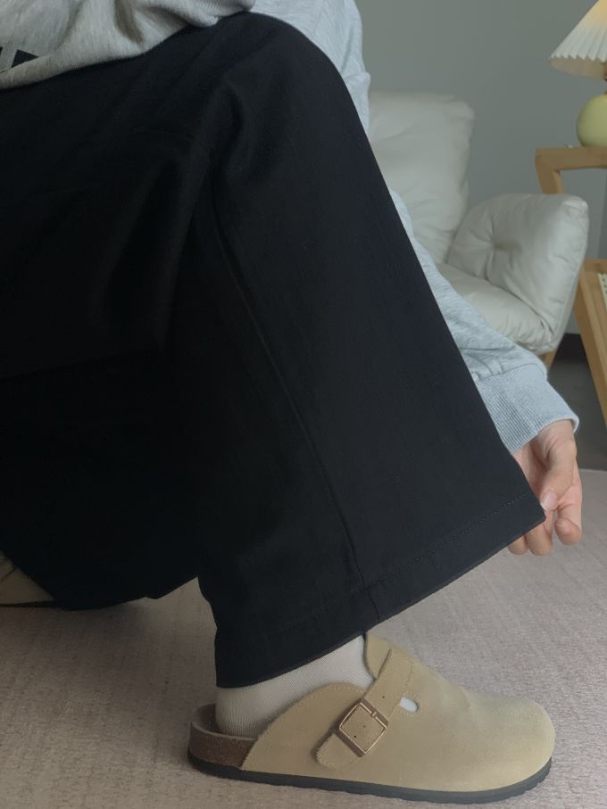 无帮 袢扣 皮革 