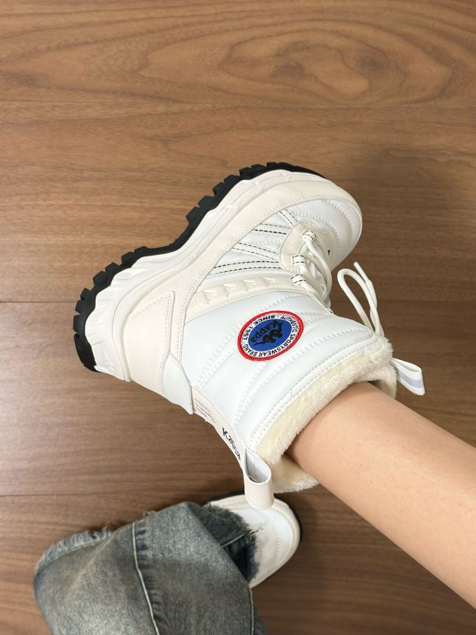 中帮 系带 皮革 