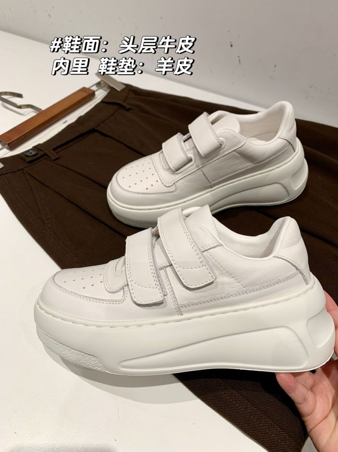 低帮 魔术贴 皮革