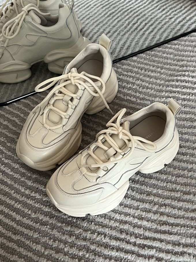 低帮 系带 皮革 