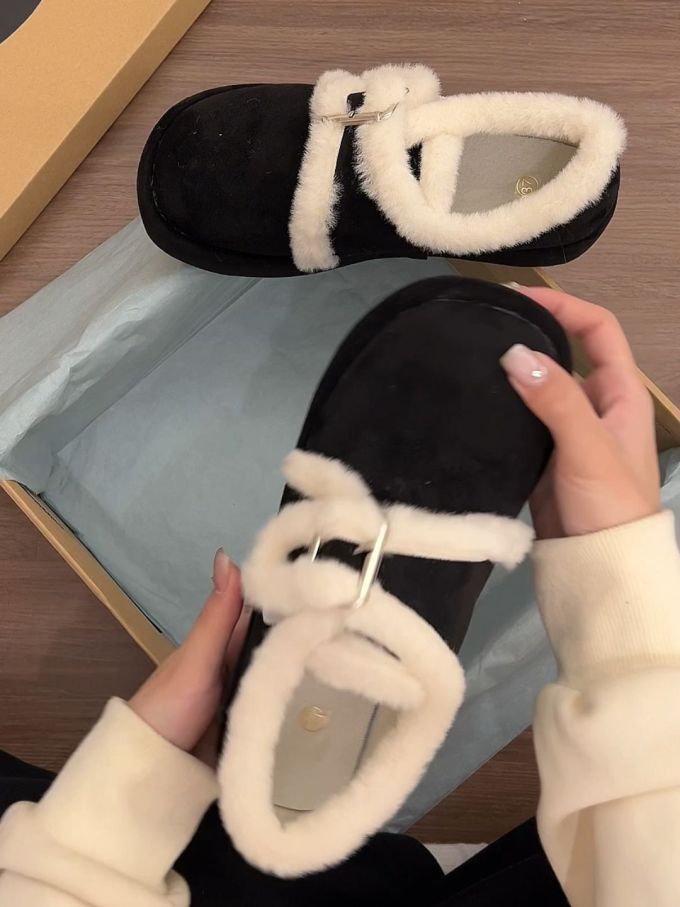 无帮 袢扣 绒毛/绒面 