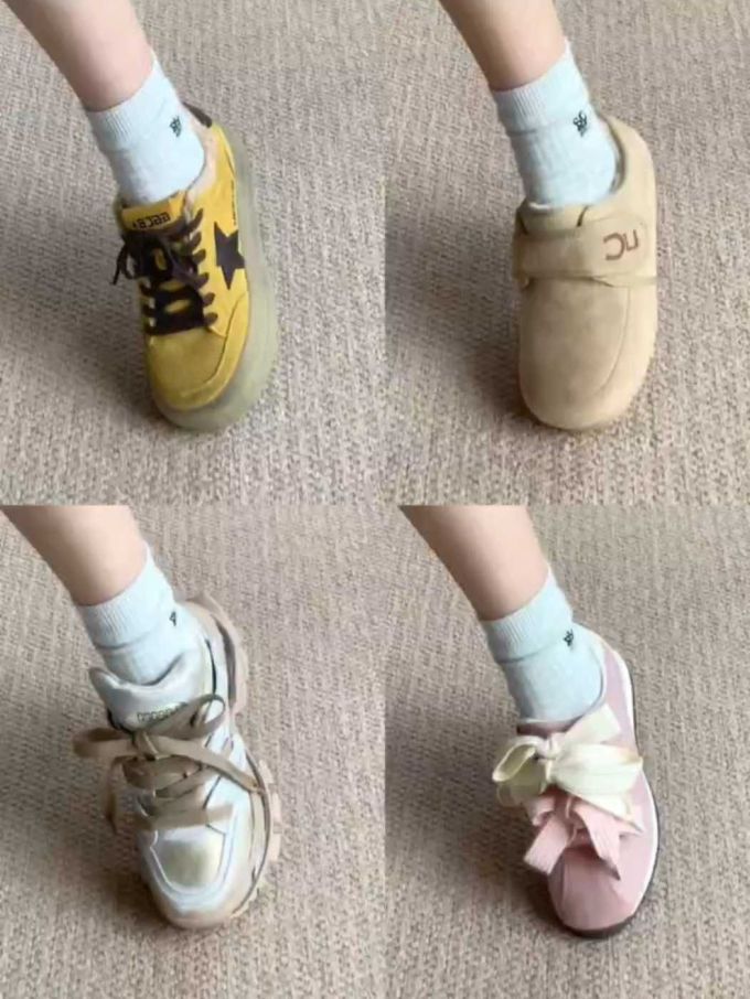 低帮 系带 魔术贴 