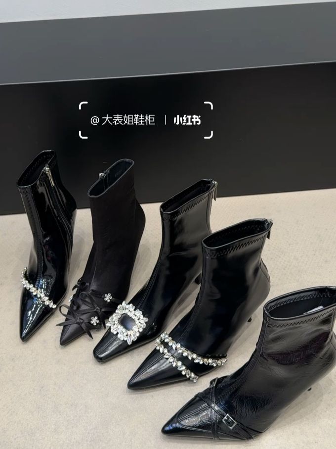 尖头 皮革 