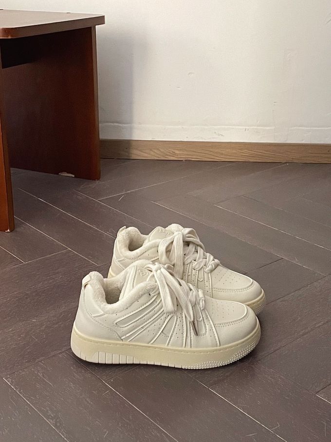 中帮 系带 皮革