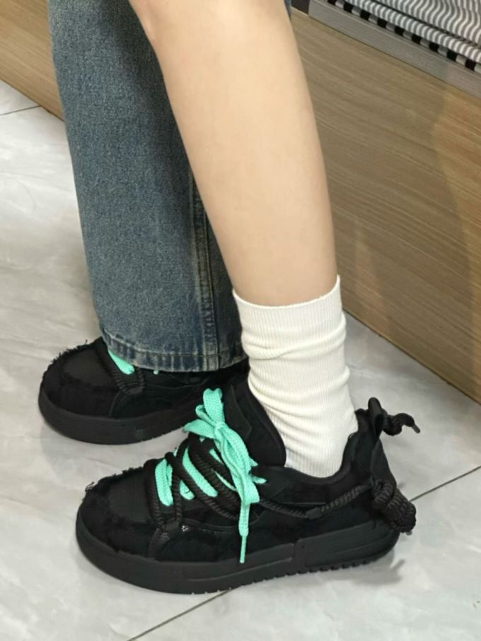 低帮 系带 魔术贴 