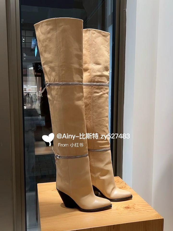 粗跟 尖头 皮革  - VALI鞋履AI设计主图
