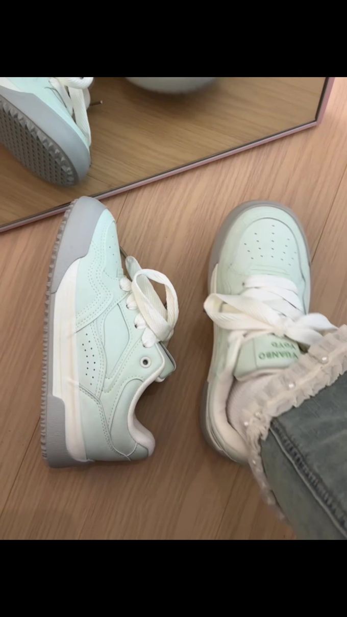 低帮 系带 皮革 