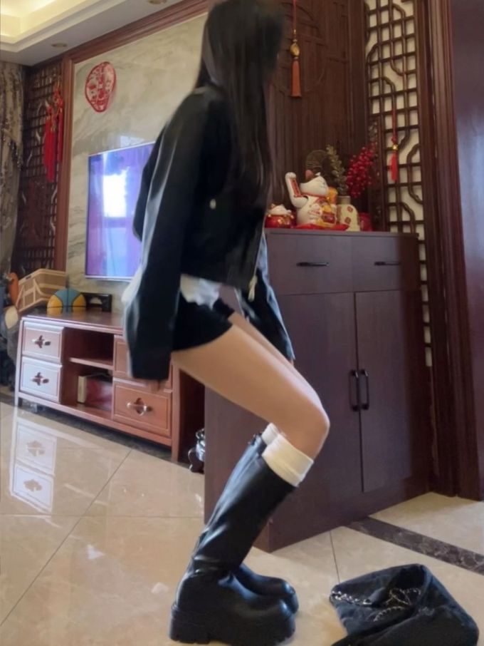 圆头 皮革 