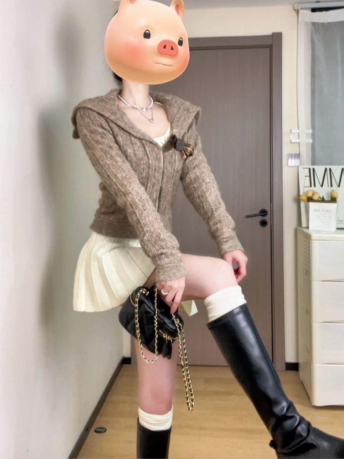 毛纺 基础袖 细针 月夜色 杏褐色 林烟色 