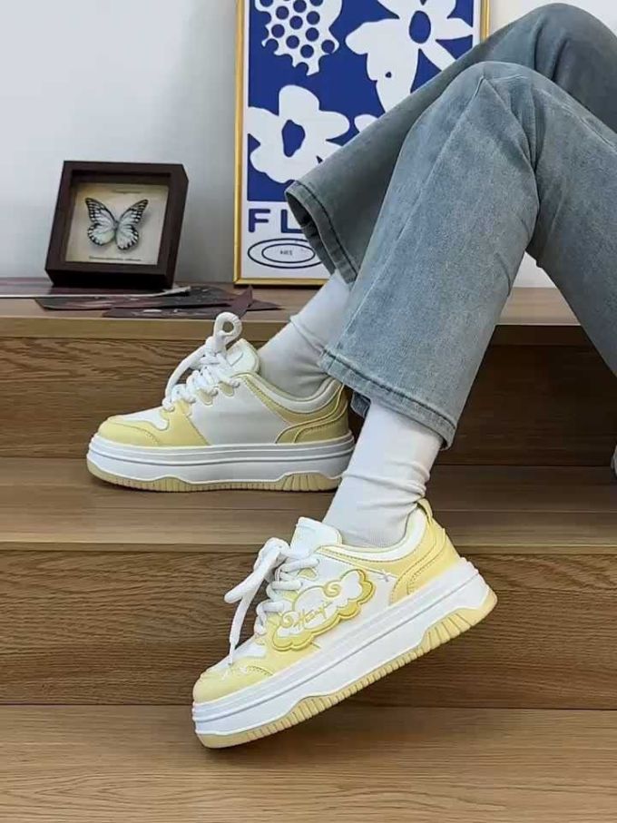 低帮 系带 魔术贴 皮革 